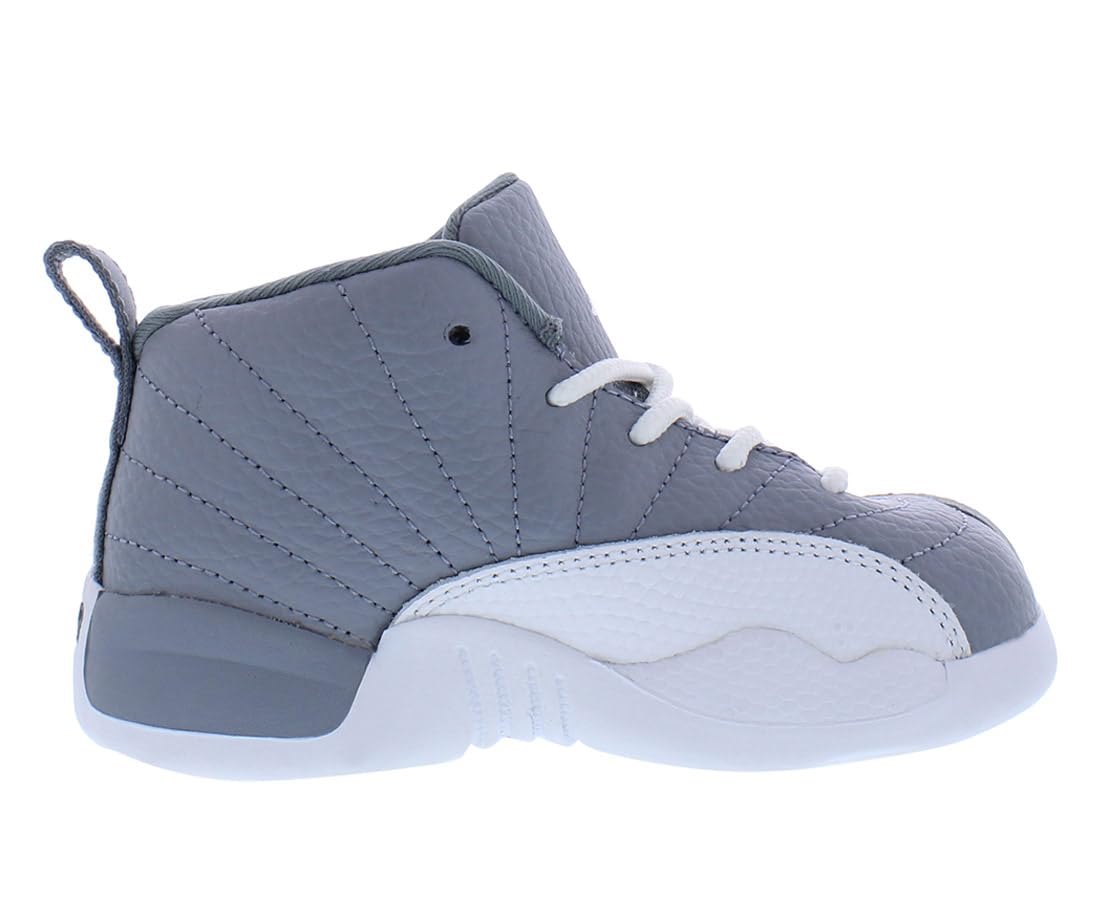 Jordan Baby Boy's 12 Retro (Infant/Toddler) Stealth/White/Cool Grey 4 Toddler M