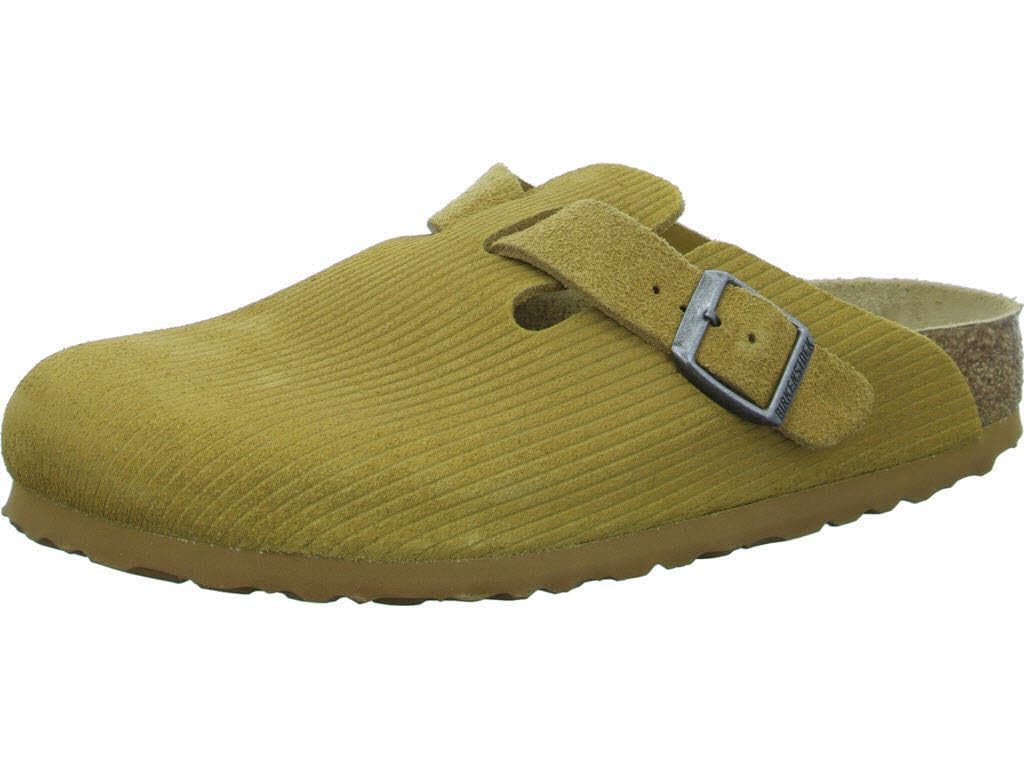 BIRKENSTOCK Adult Boston Leve Corduroy Cork Brown, brown, 10 Women