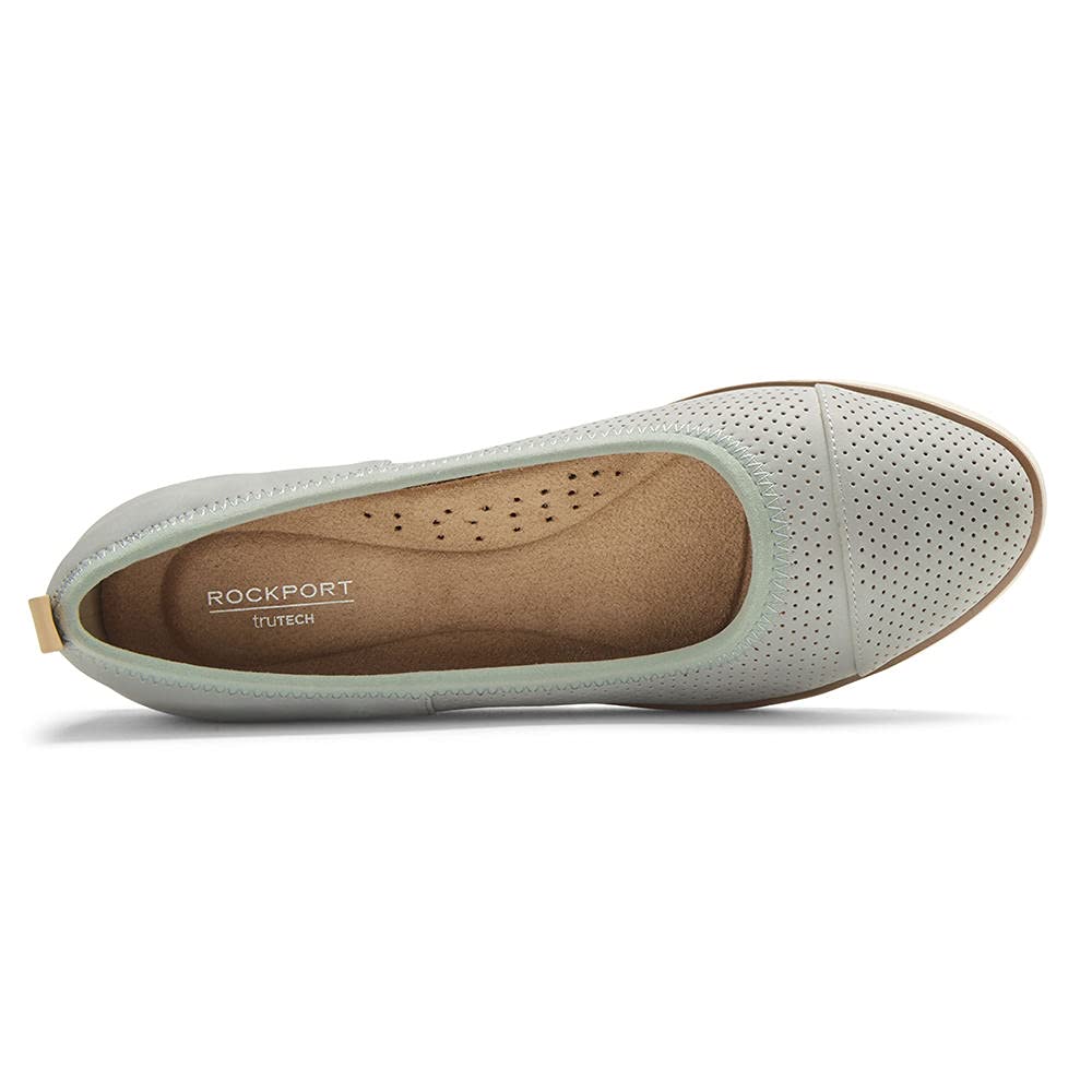 Rockport Stacie Perf Ballet Blue Chambray 7.5 M (B)