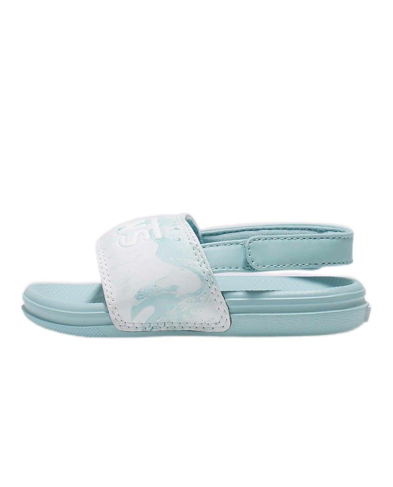 Vans - Kids La Costa Slide-On Shoes, Color Blue/White, Size: 3 M US Little Kid