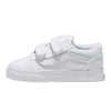 Vans - Toddlers Old Skool V Sneakers with Fastner, Color True White/True White, Size: 3.5 M US Toddler
