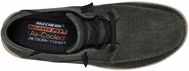 Skechers Men's Memory Foam Ultra Premium Cushion Sneaker, 10, Black Heather