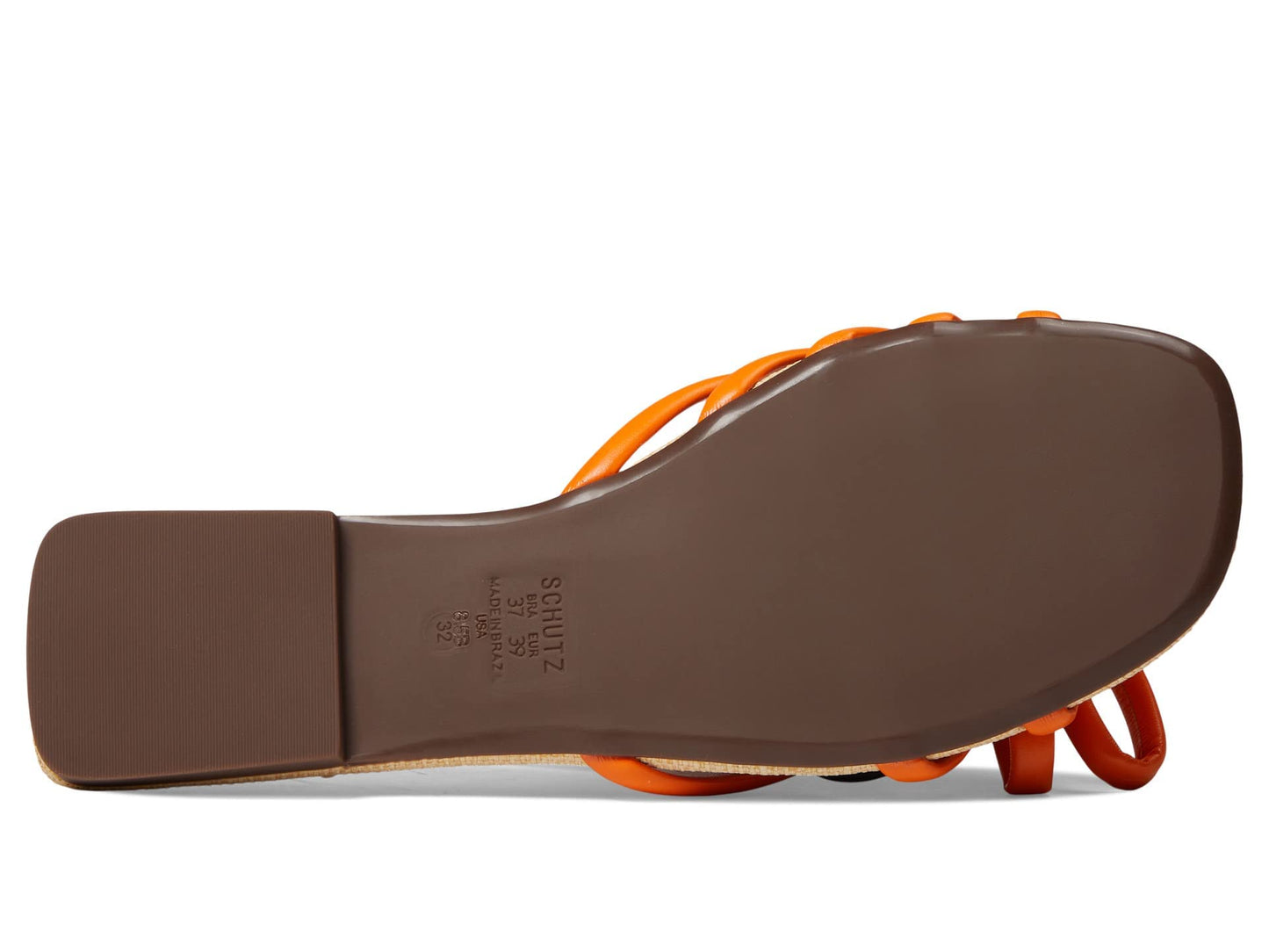 SCHUTZ Blossom Flat Bright Tangerine 9 M
