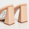 SCHUTZ Lizah Crystal Transparente/Light Nude 6 M