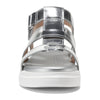 COLE HAAN WOMENS GRANDPRØ RALLY FISHERMAN SANDAL, SILVER SPECCHIO, 6-B US
