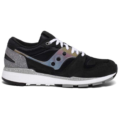 Saucony Unisex Adults’ Running Track and Field Shoe, Black Grey Pink, Womens 12