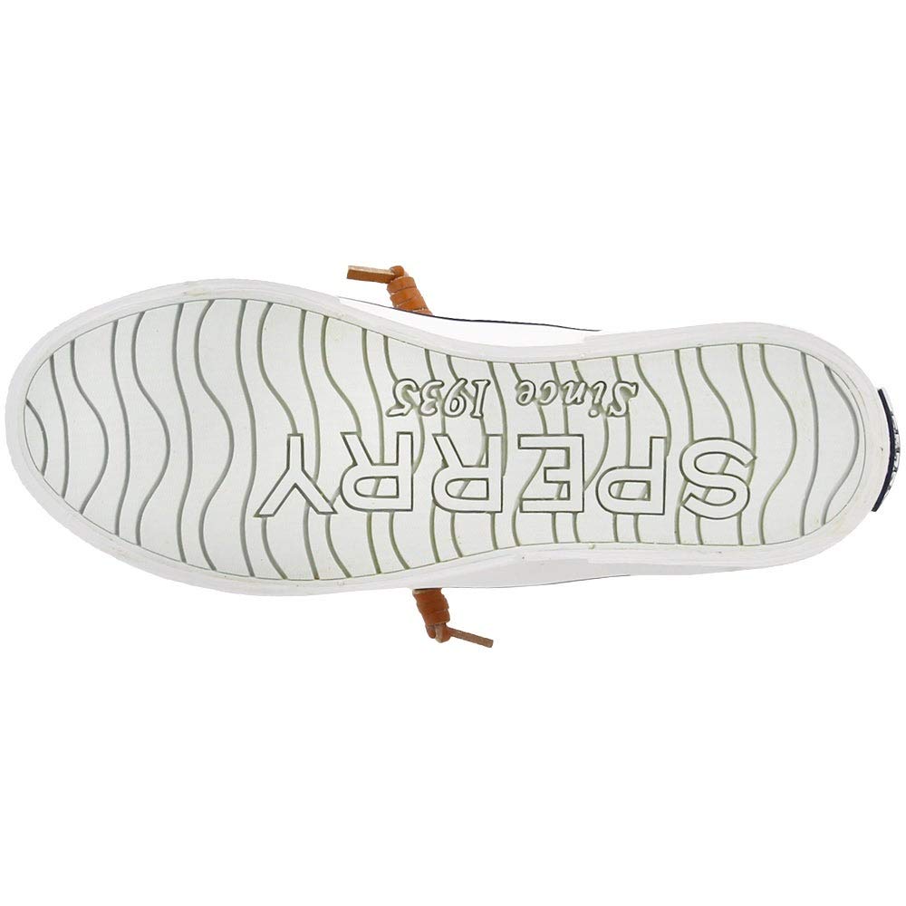 Sperry womens Pier View Sneaker, White, 5.5 US