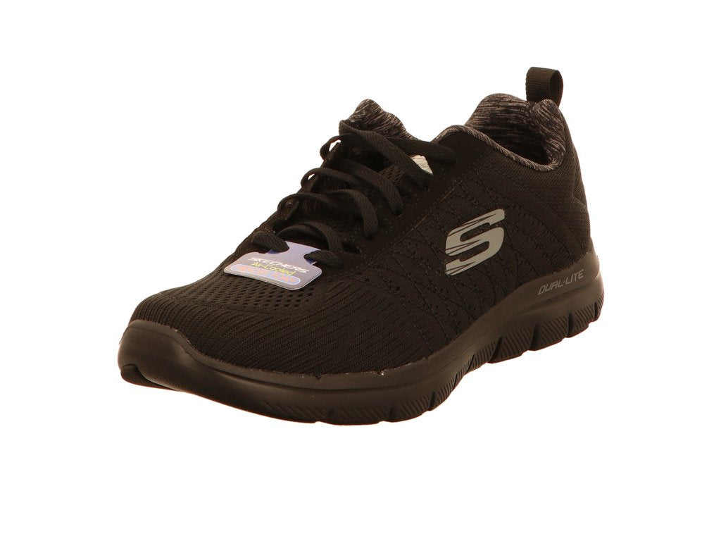 Skechers Men's Flex Advantage 2.0 The Happs Oxford, Black, 8 2E US