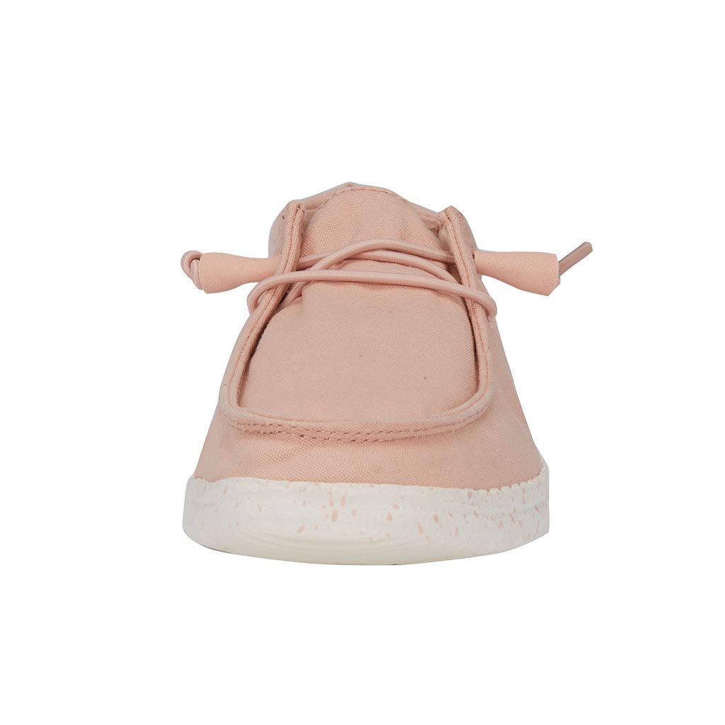Hey Dude Women's Wendy Antique Rose Size 8 | Women’s Shoes | Women’s Lace Up Loafers | Comfortable & Light-Weight