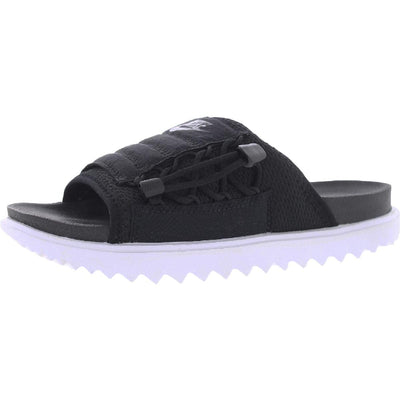 Nike Women's Asuna Slides Cw9707, Black/Anthracite-white, 10