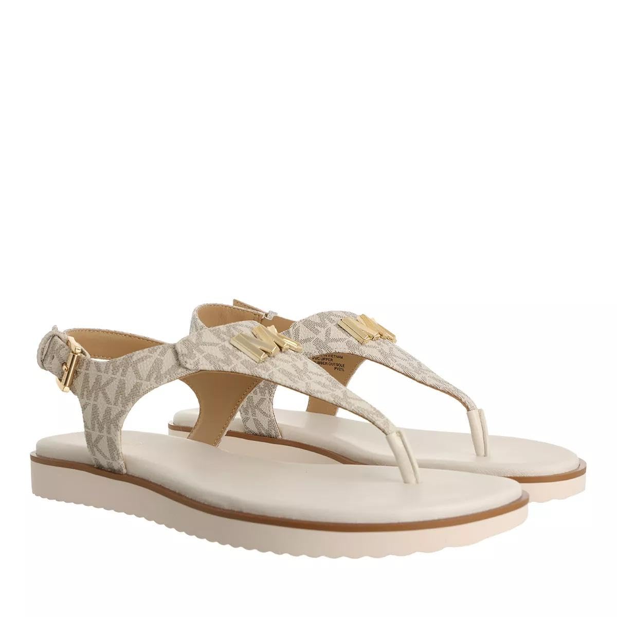 Michael Kors Jilly Flat Sandal Vanilla 10 M