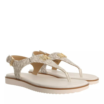 Michael Kors Jilly Flat Sandal Vanilla 10 M