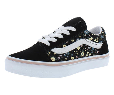 Vans - Kids Old Skool Shoes, Color Black/Multi, Size: 3 M US Little Kid