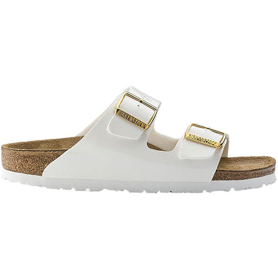 Birkenstock Women's Arizona Birko-Flor White Patent 42 N