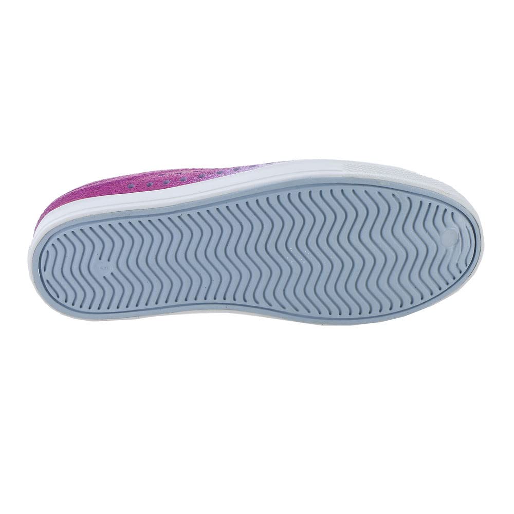 Skechers Kids Girls Guzman Steps - Glitterland Sneaker, Light Blue/Pink, 11