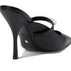Stuart Weitzman Goldie 100 Mule Black 8 B