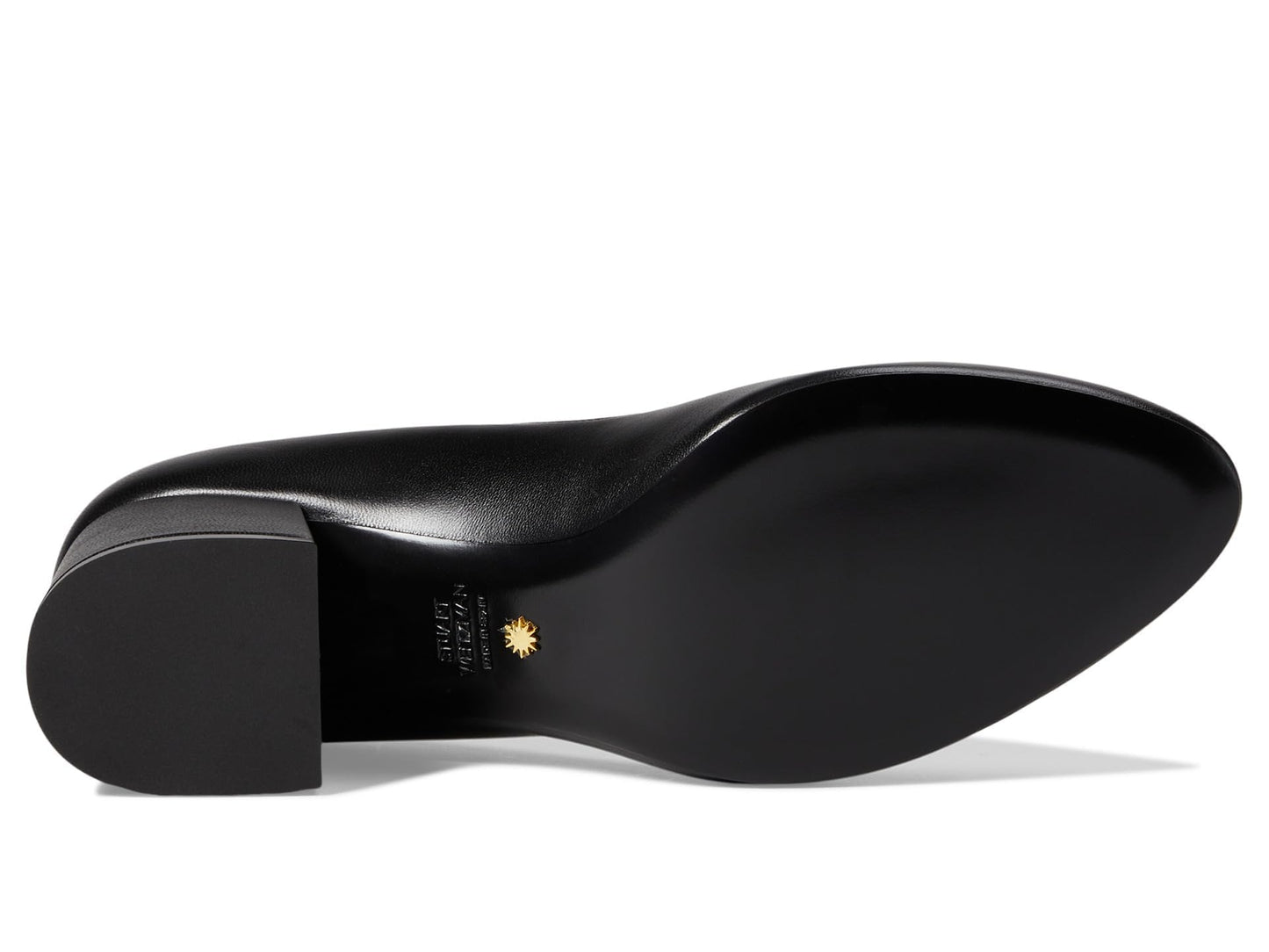 Stuart Weitzman Women's Flareblock 60 Pump, Black, 6.5