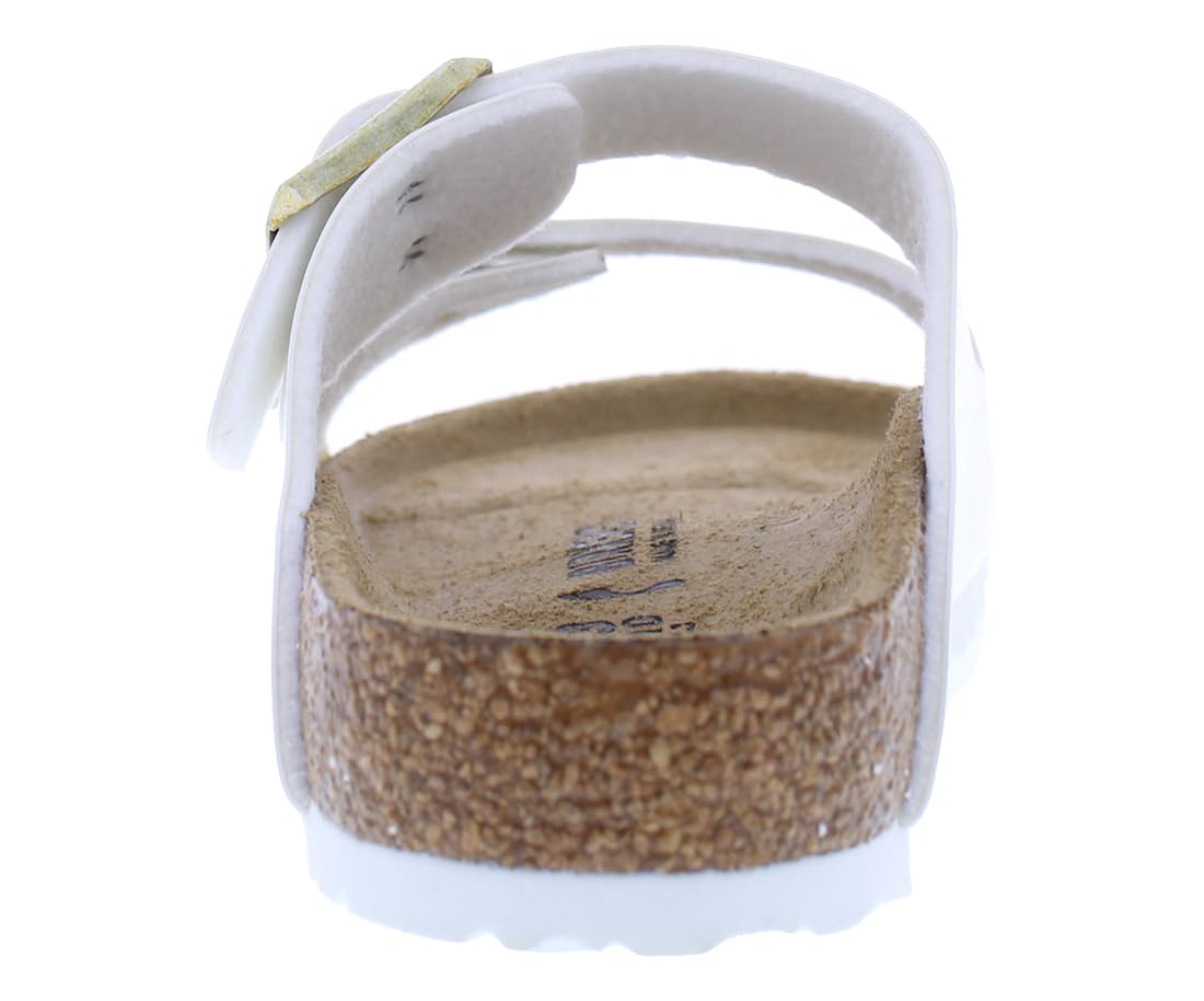 Kids Arizona Preschool Birkenstock (Patent White)