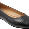 Trotters, Womens, Estee, Black/Dark Grey Leather, 10.5, WW (EE)
