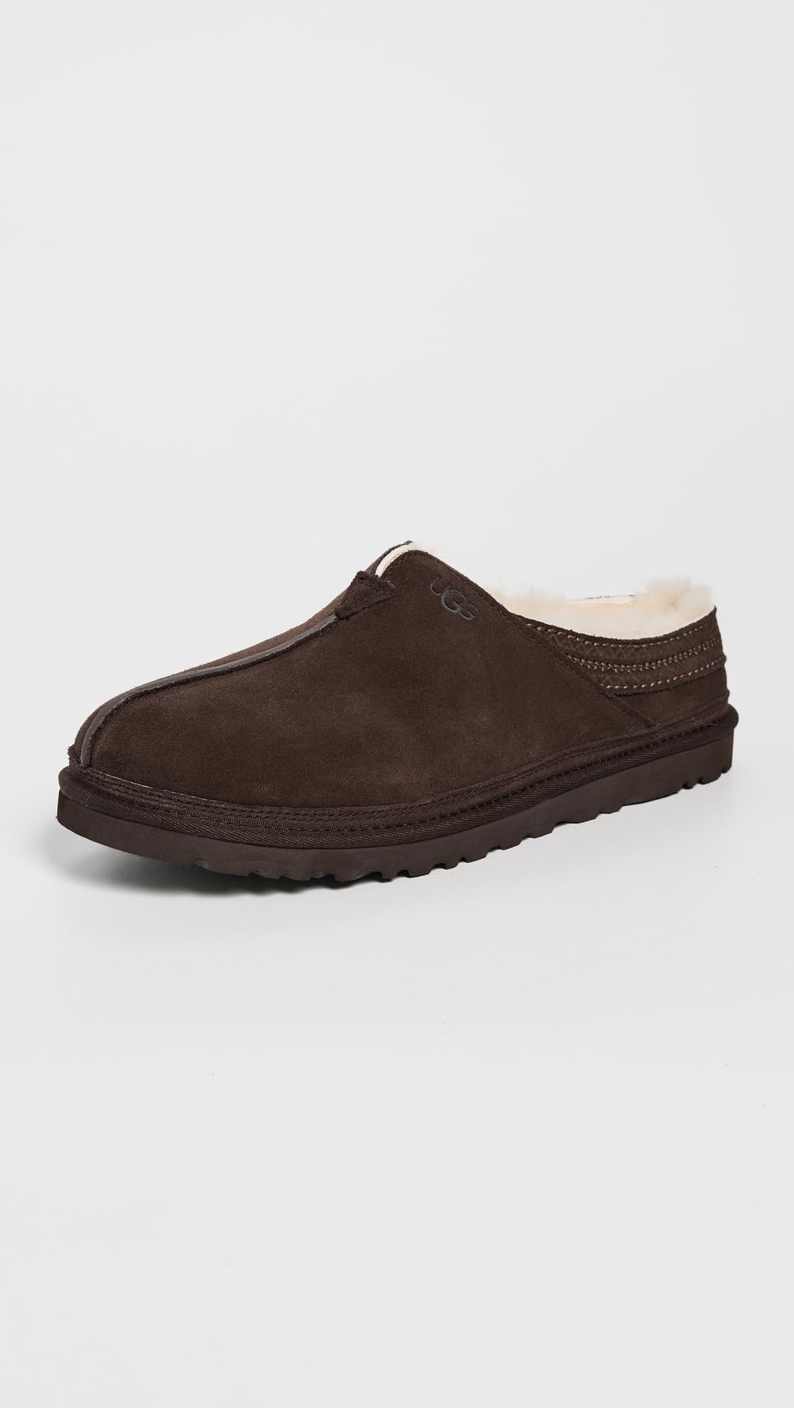 UGG Men's Neuman Slipper, Dusted Cocoa/Natural, 8