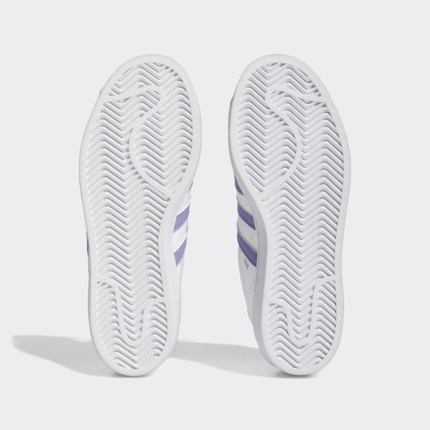 adidas Superstar Shoes Kids', White, Size 5