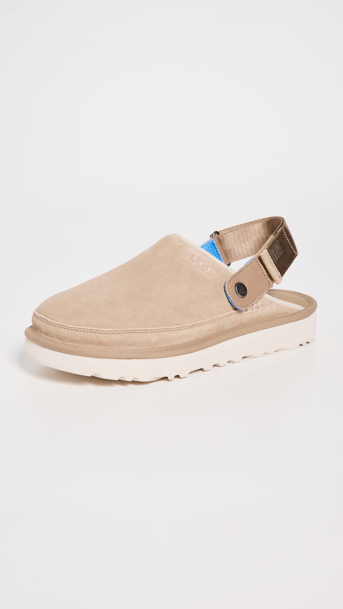 UGG Men's Goldencoast Clog Sandal, Sand / Santorini, 8