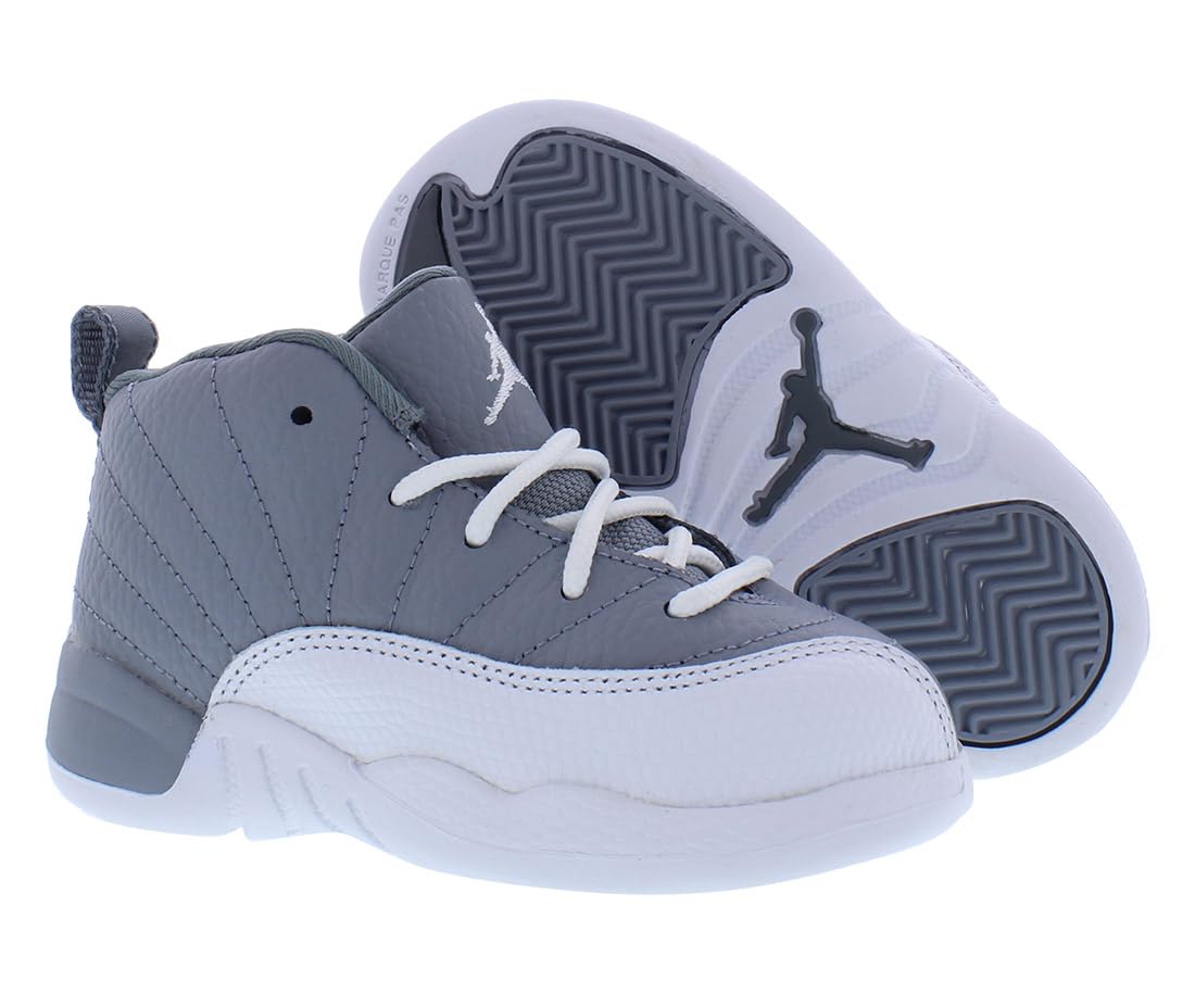 Jordan Baby Boy's 12 Retro (Infant/Toddler) Stealth/White/Cool Grey 4 Toddler M