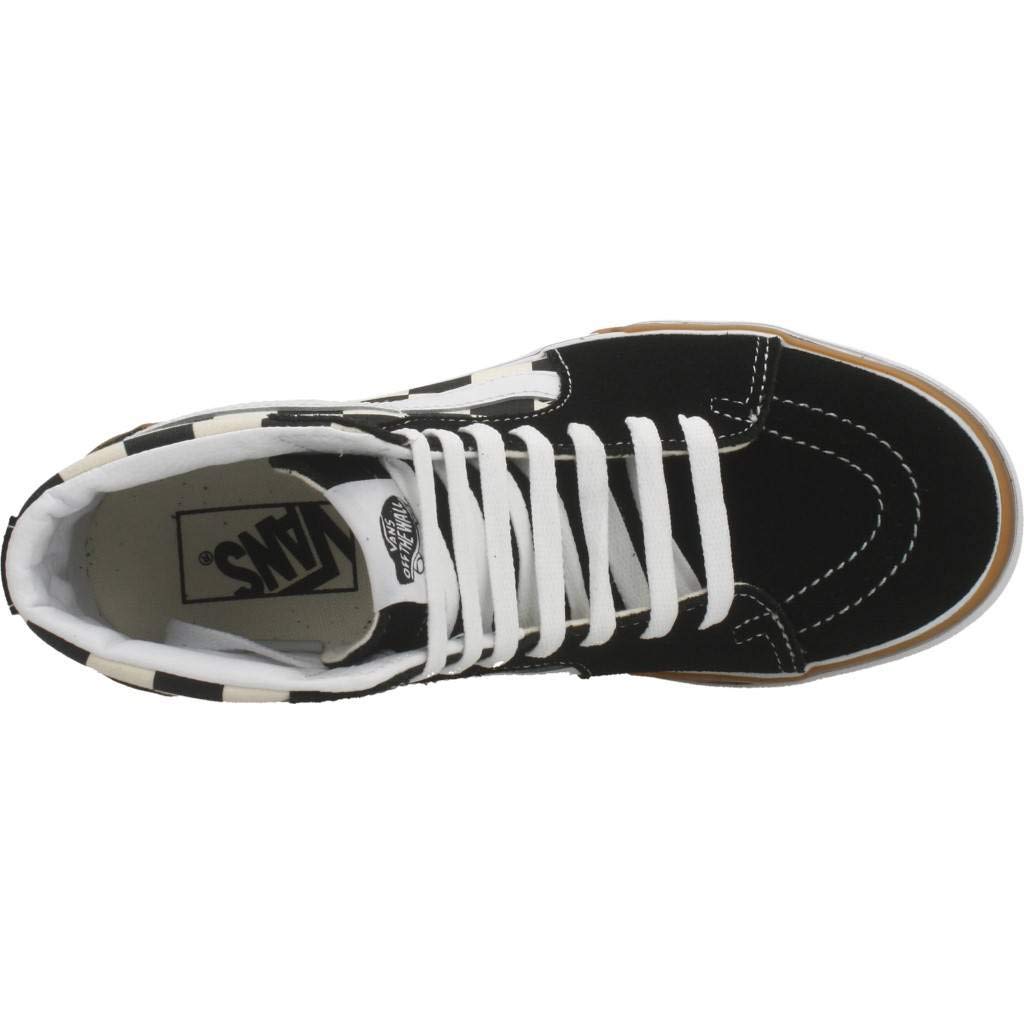 Vans Sk8-Hi Stacked (Checkerboard) Multi/True White Men's 4, Women's 5.5 Medium
