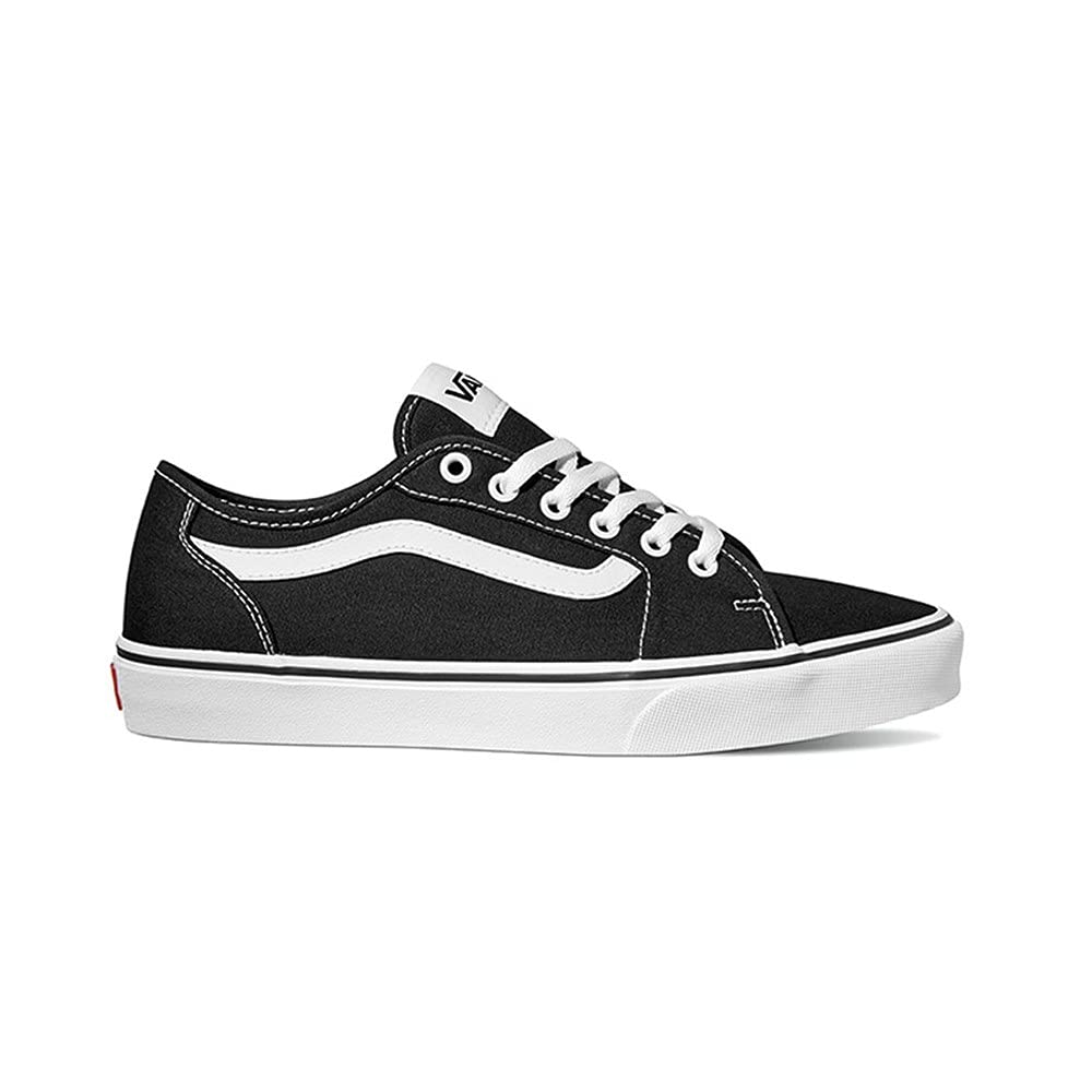 Vans Atwood Deluxe, Men Skateboarding Shoes, Canvas Black White, 43