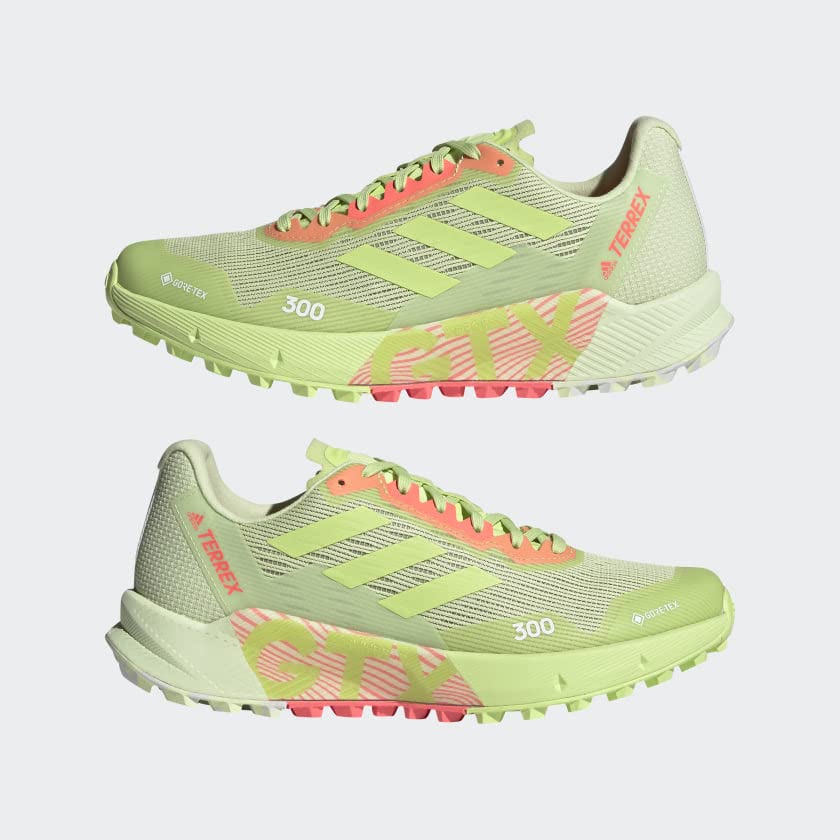 adidas Terrex Agravic Flow 2.0 Gore-TEX Trail Running Shoes Women's, Green, Size 5