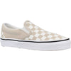 Vans Women's UA Classic Slip-On Sneakers, Color Theory Checkerboard, Tan, Off White, Print, 7 Medium US