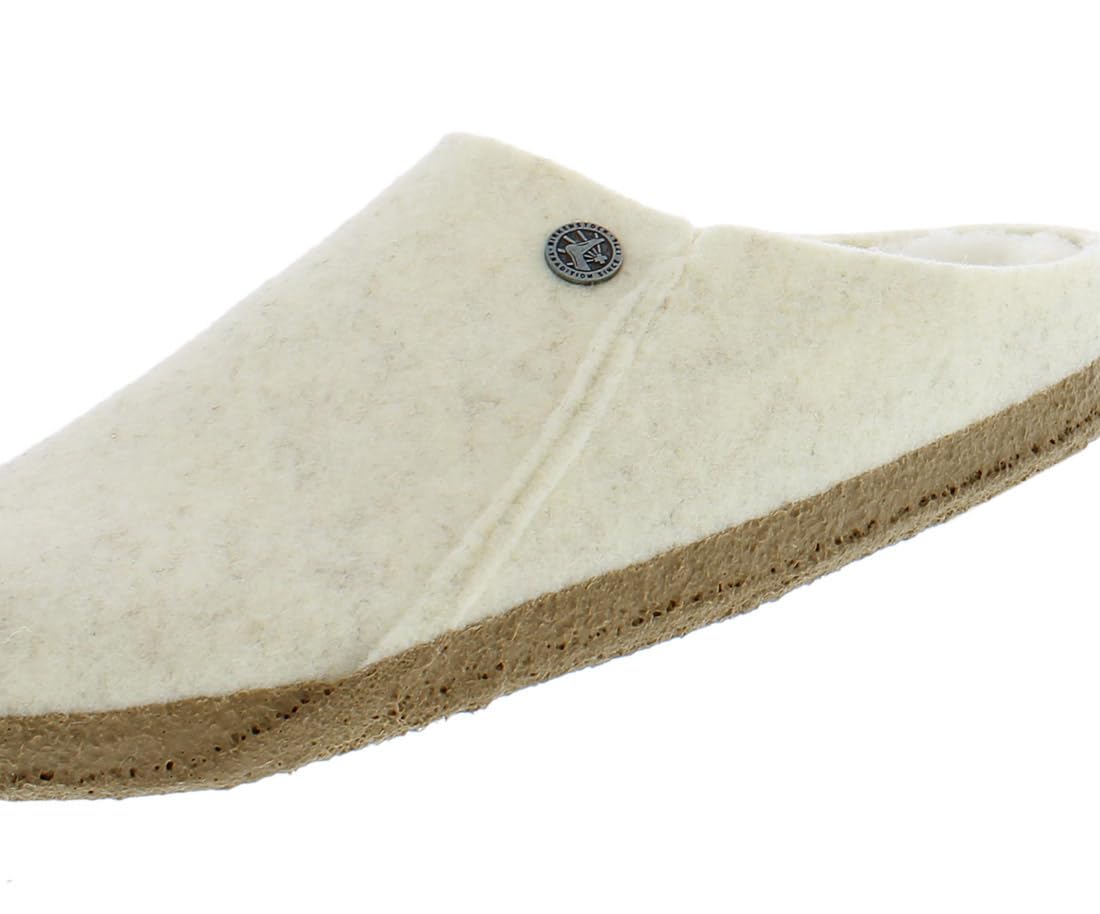 Birkenstock Zermatt Rivet Narrow Unisex Shoes Size 4, Color: Ecru