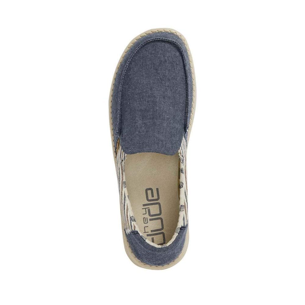 Hey Dude Women's Wendy Sox Shoes - Multiple Colors (10, Blue Barbados, Numeric_10)