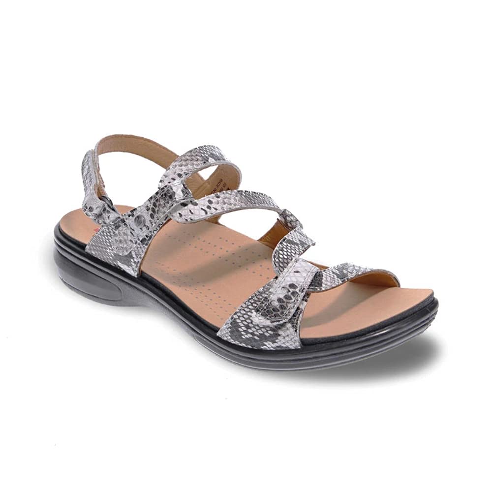 Revere Woman Miami Champagne Leather 8 Wide (D) US