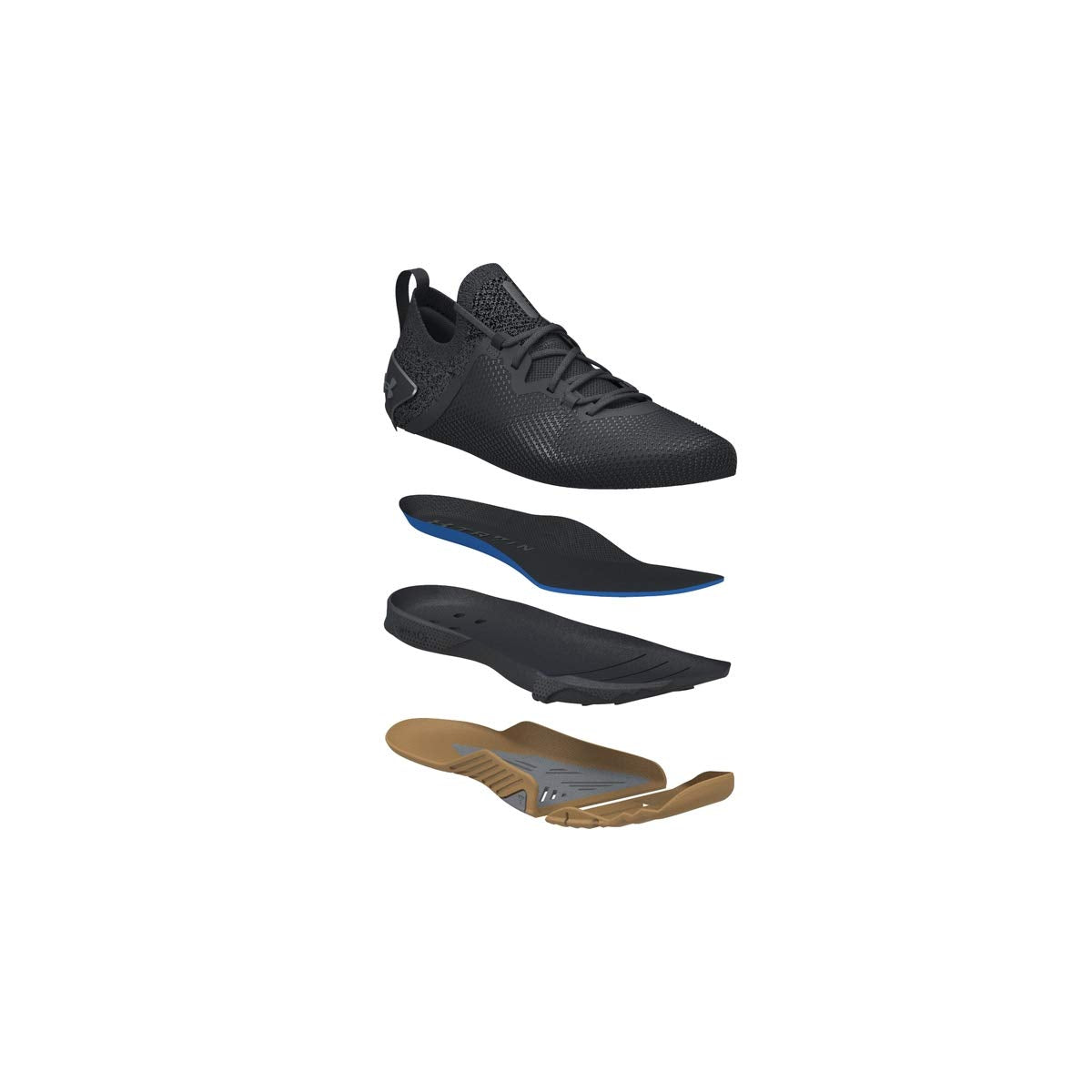 Under Armour Tribase Reign 3 Black/Pitch Gray 15 D (M)