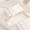 Birkenstock Women's Arizona EVA Sandals, Eggshell, Off White, 10-10.5 Medium US