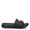 Skechers Men's Go Consistent Slide Sandals – Athletic Beach Shower Shoes With Foam Cushioning, Black/White, 9
