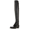 Stuart Weitzman The 5050 Boot Black Nappa/Stretch Gabardine 7 M