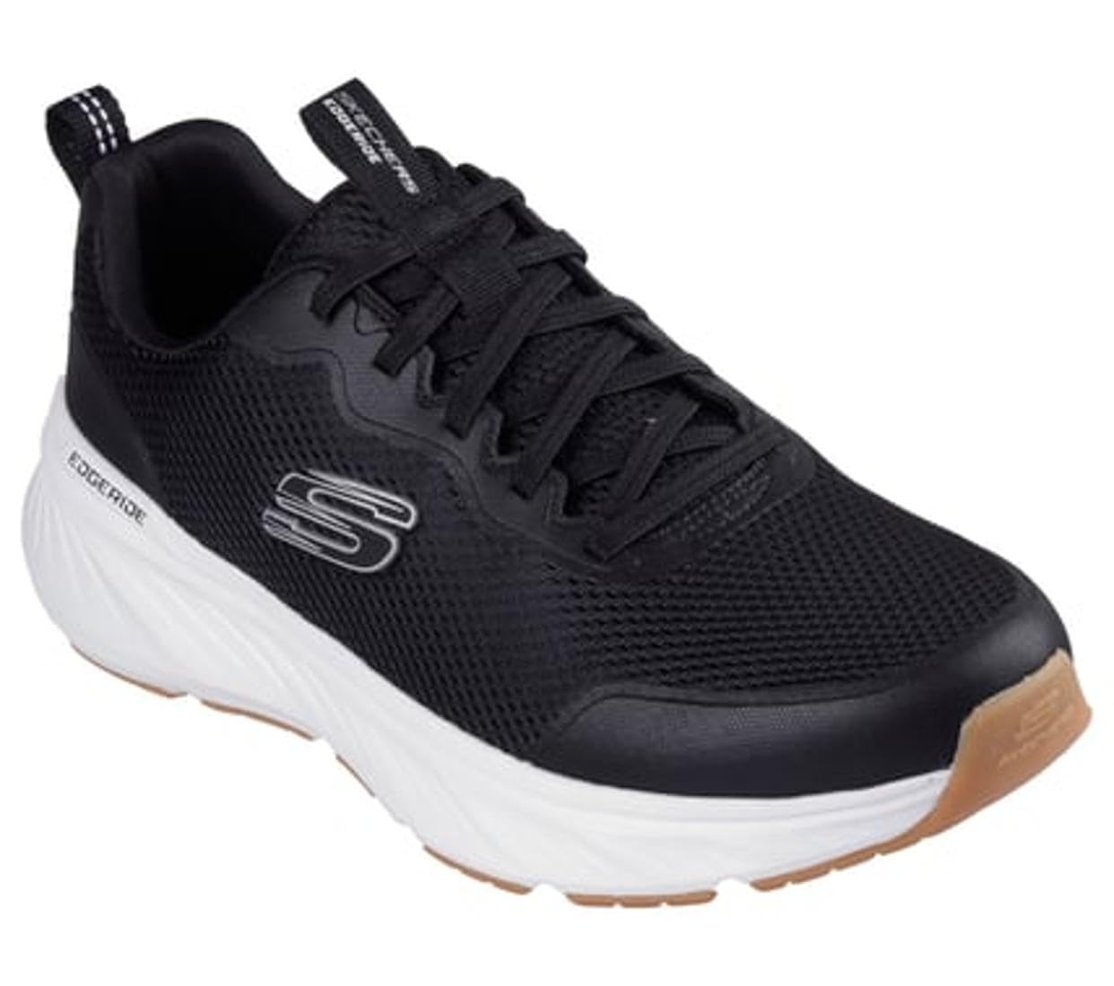 Skechers Men's Edgeride - Rekze 232835, Black/White, 10 X-Wide