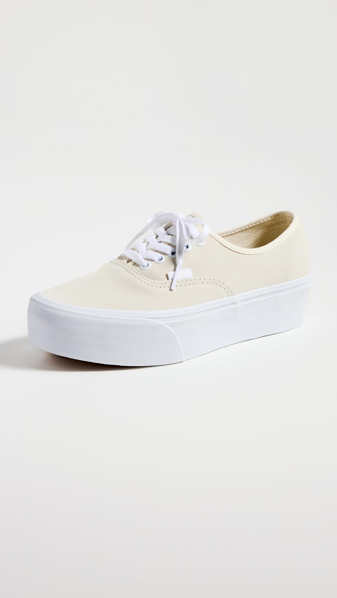Vans Women's FU Authentic Stackform Sneakers, Essential Marshmallow, Off White, 8 Medium US