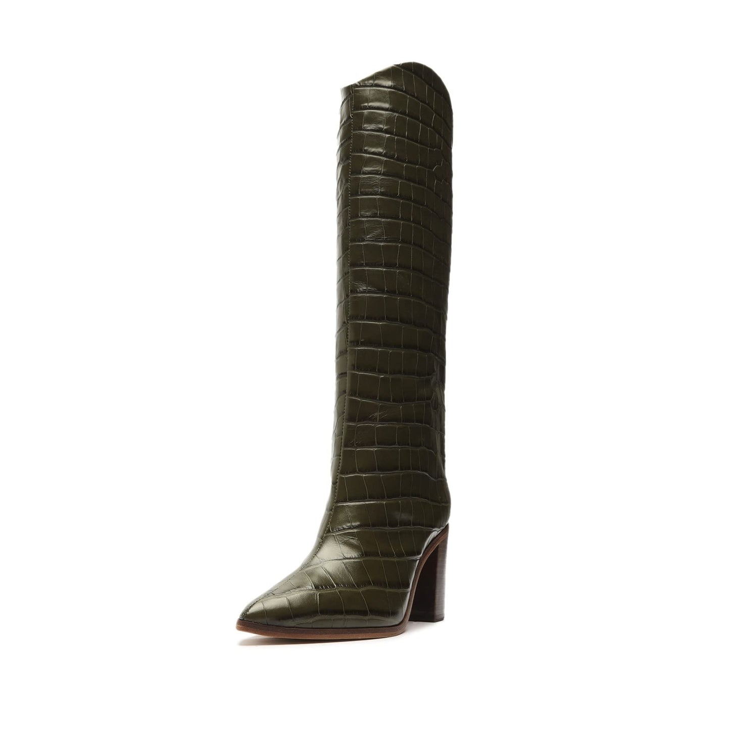 SCHUTZ Maryana Block Military Green 5 M