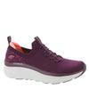 Skechers Women's D'lux Walker Star Stunner Sneakers, Plum, 9.5