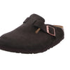 Birkenstock Classic Boston Unisex Adult Clogs, Brown Mocha Wb, 37 EU Schmal