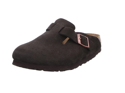 Birkenstock Classic Boston Unisex Adult Clogs, Brown Mocha Wb, 37 EU Schmal