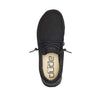 HEYDUDE Boy's Wally Youth Multiple Colors | Boys Shoes | Boy's Lace Up Loafers | Comfortable & Light-Weight Black
