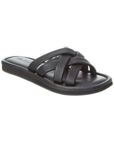 Madewell The Leeandra Slide Sandal True Black 6 M