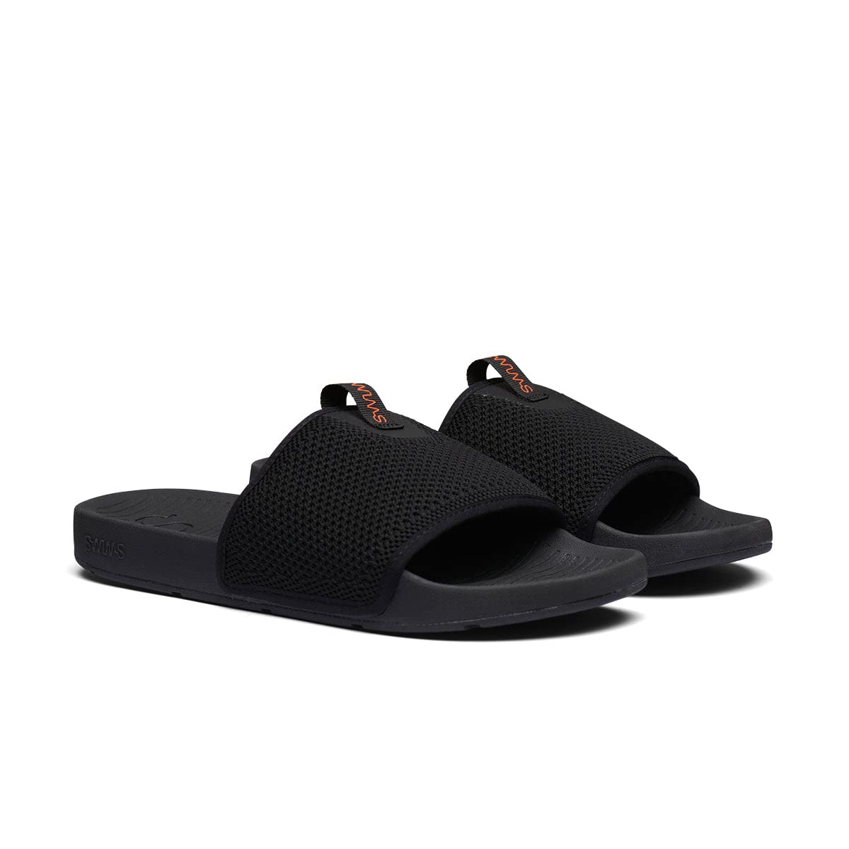 SWIMS Slides Sandals For Men Women, Cabana Shower Slippers, Mens Slide For Outdoor Poolside, Beach Bathroom Comfort Sandal, Athletic Flipflops Footwear For Walking (Black,8)