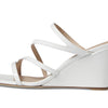 Stuart Weitzman Strapeze 85 Wedge White 10 B