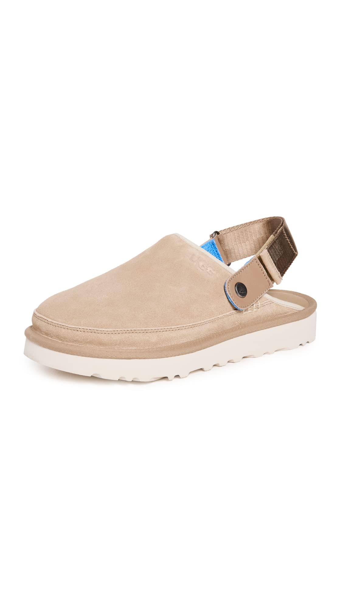 UGG Men's Goldencoast Clog Sandal, Sand / Santorini, 8