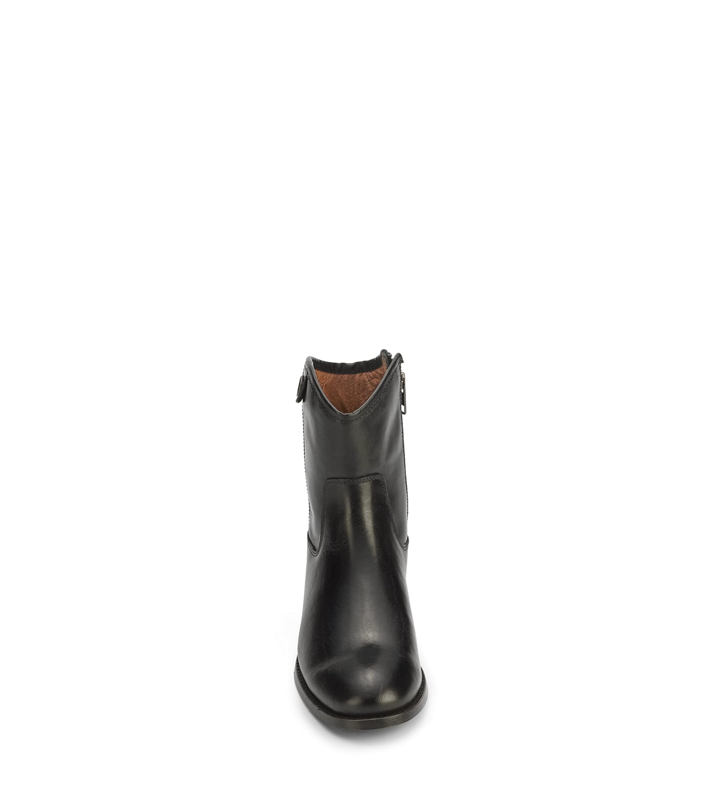 Frye Melissa Button Short 2 Boots for Women Made from Vintage Leather with Antique Silver Hardware, Leather Lining, and Leather Outsole – 7” Shaft Height, Black - 8.5M